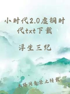 小时代2.0虚铜时代txt下载