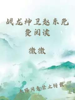 战龙神卫赵东免费阅读