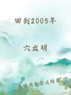 回到2005年