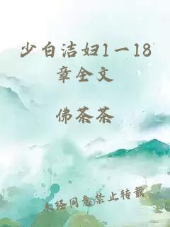 少白洁妇1一18章全文