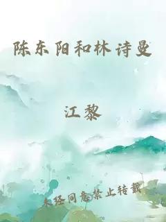 陈东阳和林诗曼