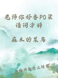 老师你好香PO梁语词方辞