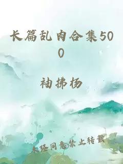 长篇乱肉合集500