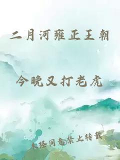 二月河雍正王朝