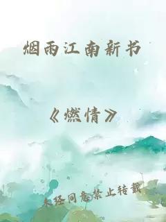 烟雨江南新书