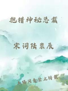 抱错神秘总裁