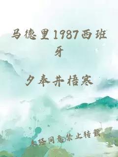 马德里1987西班牙