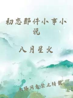 初恋那件小事小说