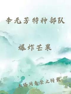 李元芳特种部队