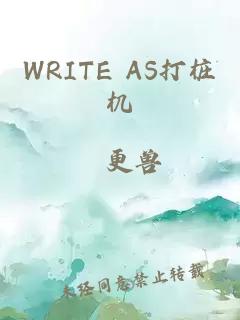 WRITE AS打桩机