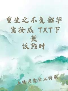 重生之不负韶华 宝妆成 TXT下载