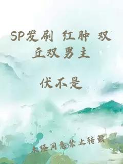 SP发刷 红肿 双丘双男主