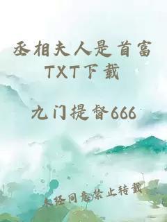 丞相夫人是首富TXT下载