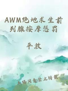 AWM绝地求生前列腺按摩惩罚