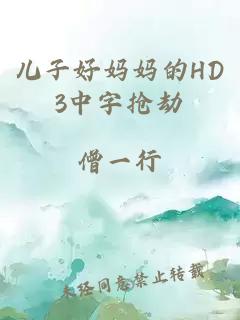 儿子好妈妈的HD3中字抢劫