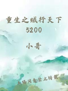 重生之贼行天下5200