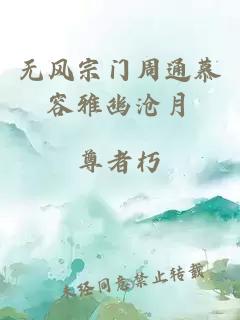 无风宗门周通慕容雅幽沧月