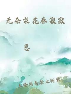 无奈梨花春寂寂